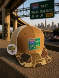 580 West Oakland Trucker Hat Khaki/Camo
