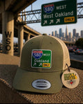 580 West Oakland Trucker Hat Khaki Camo