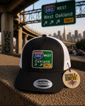 580 West Oakland Trucker Hat Black/White