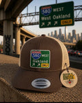 580 West Oakland Trucker Hat Brown