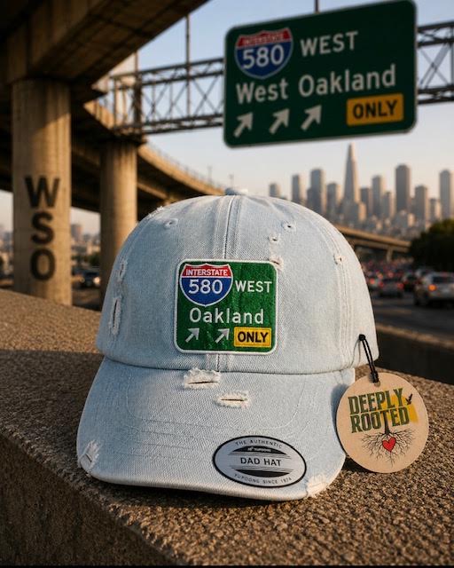 580 West Oakland Polo Style Baseball Cap