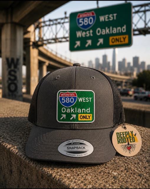 580 West Oakland Trucker Hat Smoke/Charcoal