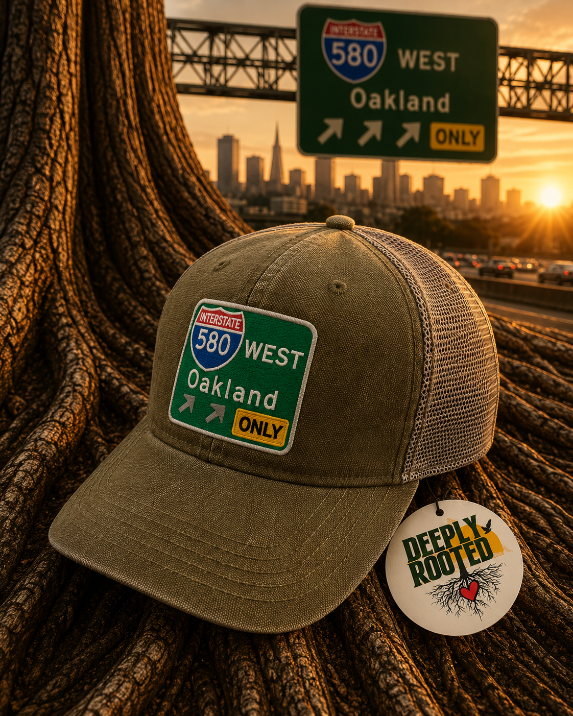 Olive Heritage Trucker
