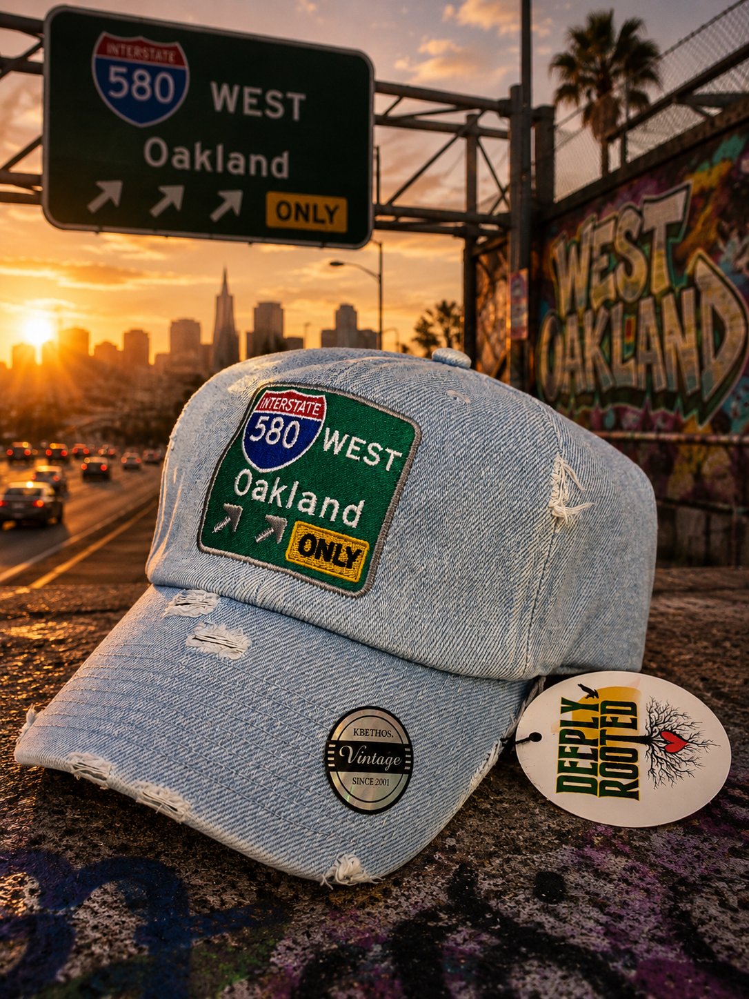 580 WSO – Vintage 580 West Oakland Denim Hat