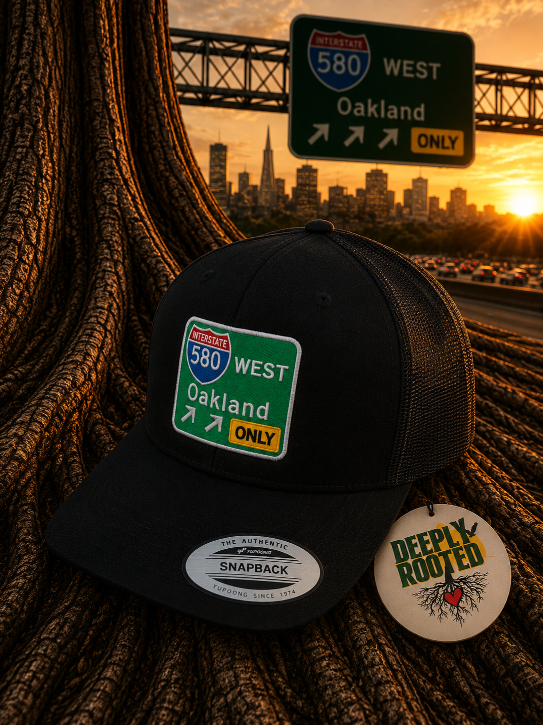 Deeply Rooted Black Classic Trucker
