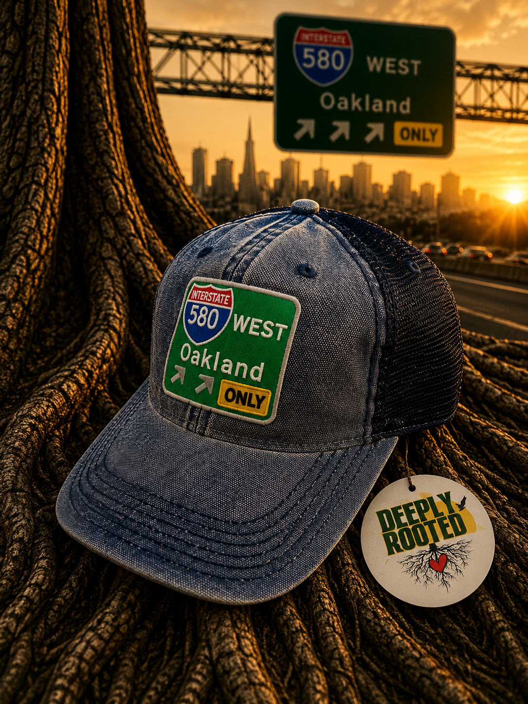 580 West Oakland Vintage Trucker Hat